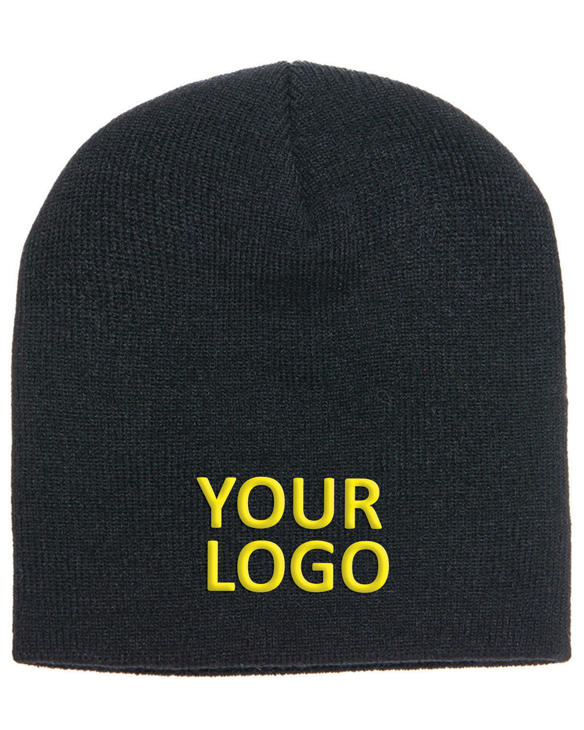 Yupoong Classic Customized Beanies, Black