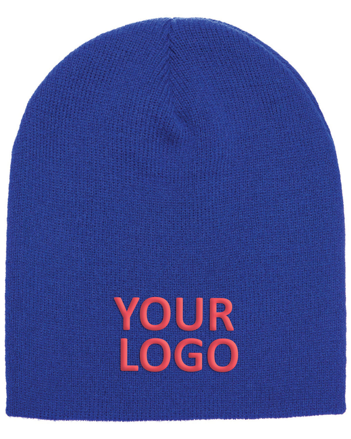 Yupoong Classic Branded Beanies, Royal