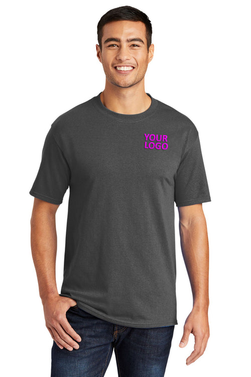 Port & Company Ladies Branded Core Blend Tee's, Charcoal [Fooda]