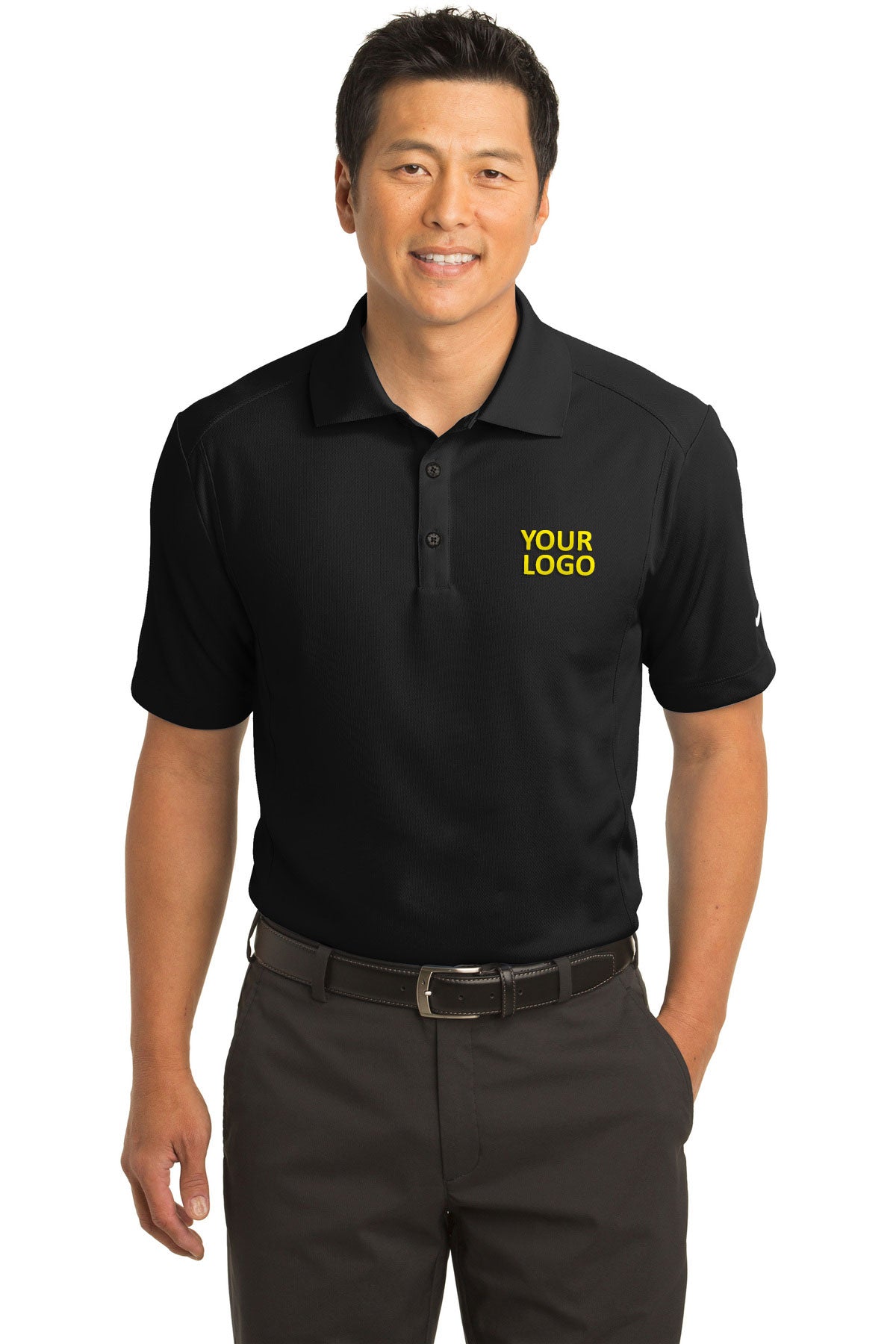Nike Dri-FIT Classic Custom Polos, Black