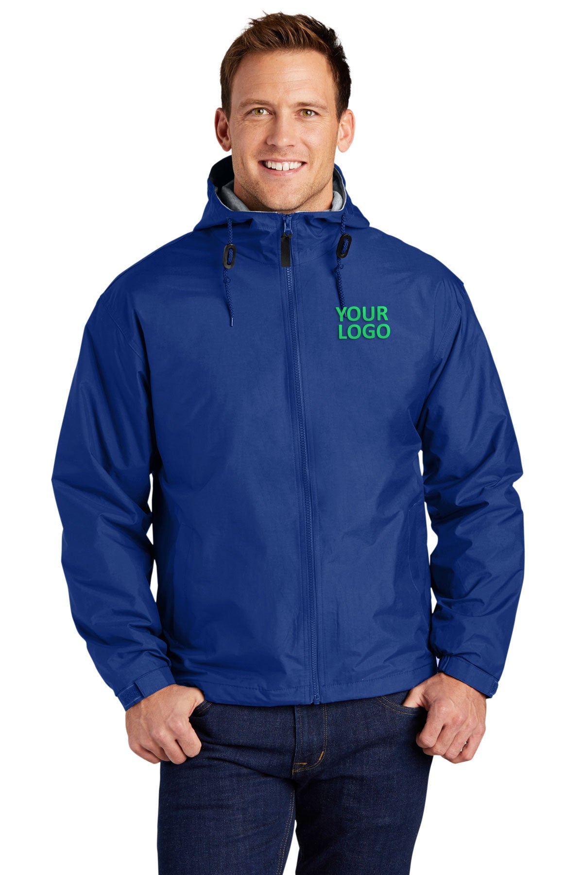 port authority royal/light oxford jp56 embroidered team jackets