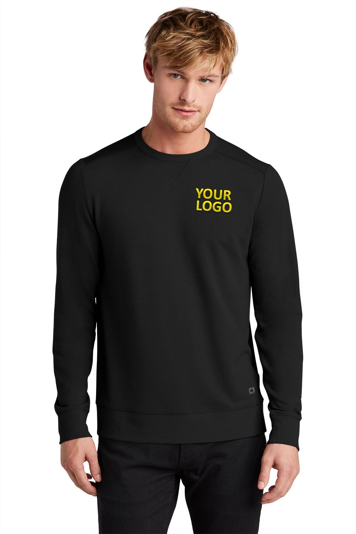 OGIO Luuma Flex Custom Crewnecks, Blacktop
