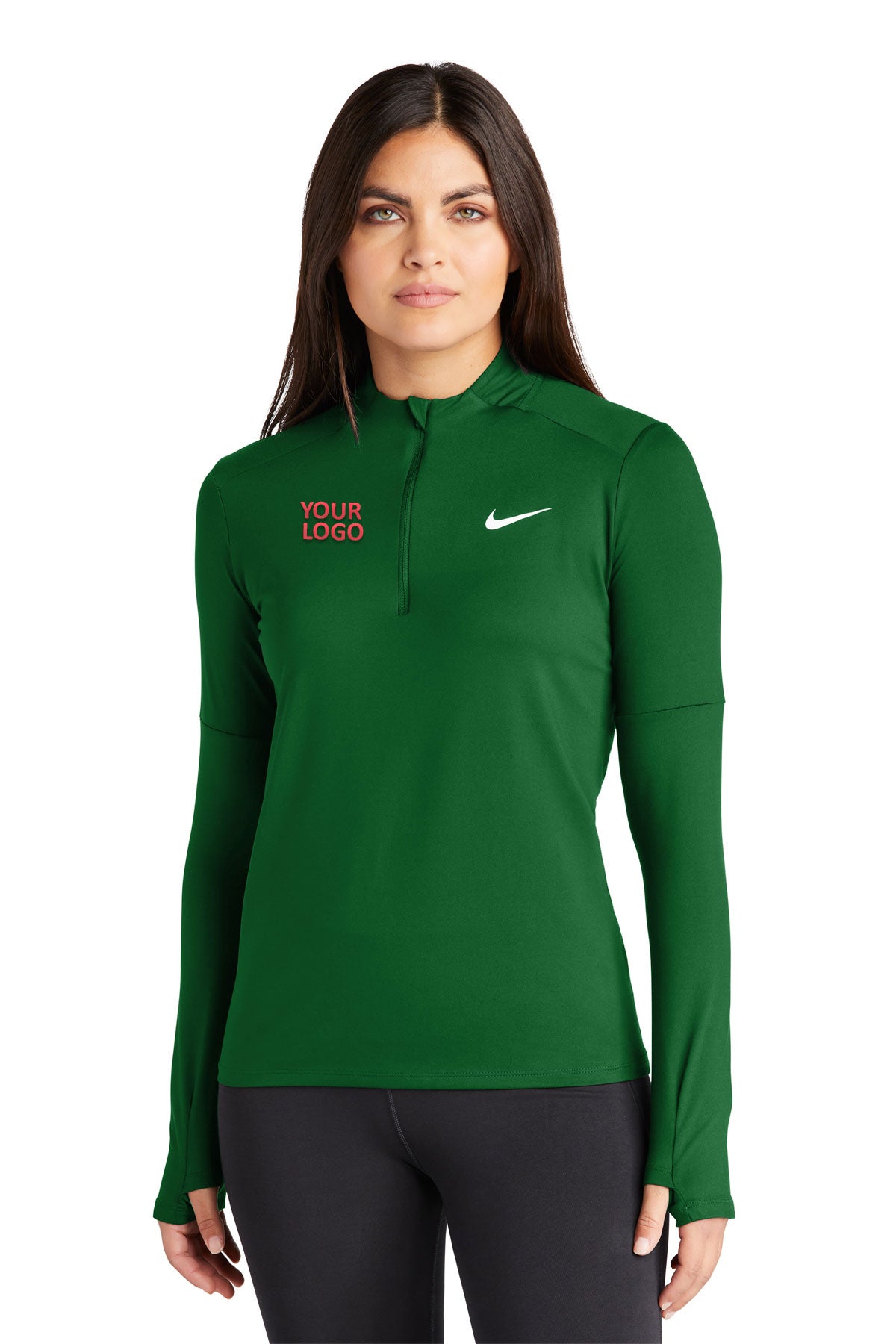 Nike Dark Green NKDH4951 custom embroidered sweatshirts