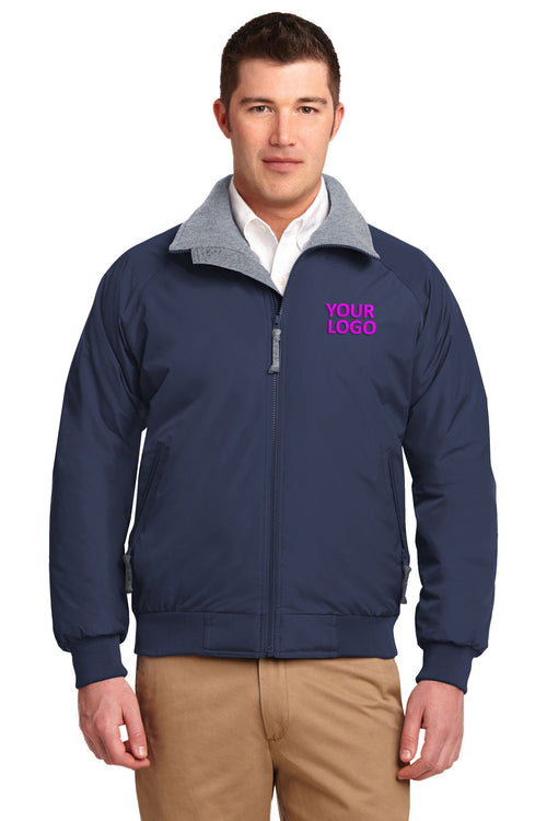 Port Authority Tall Challenger Custom Jackets, True Navy/ Grey Heather