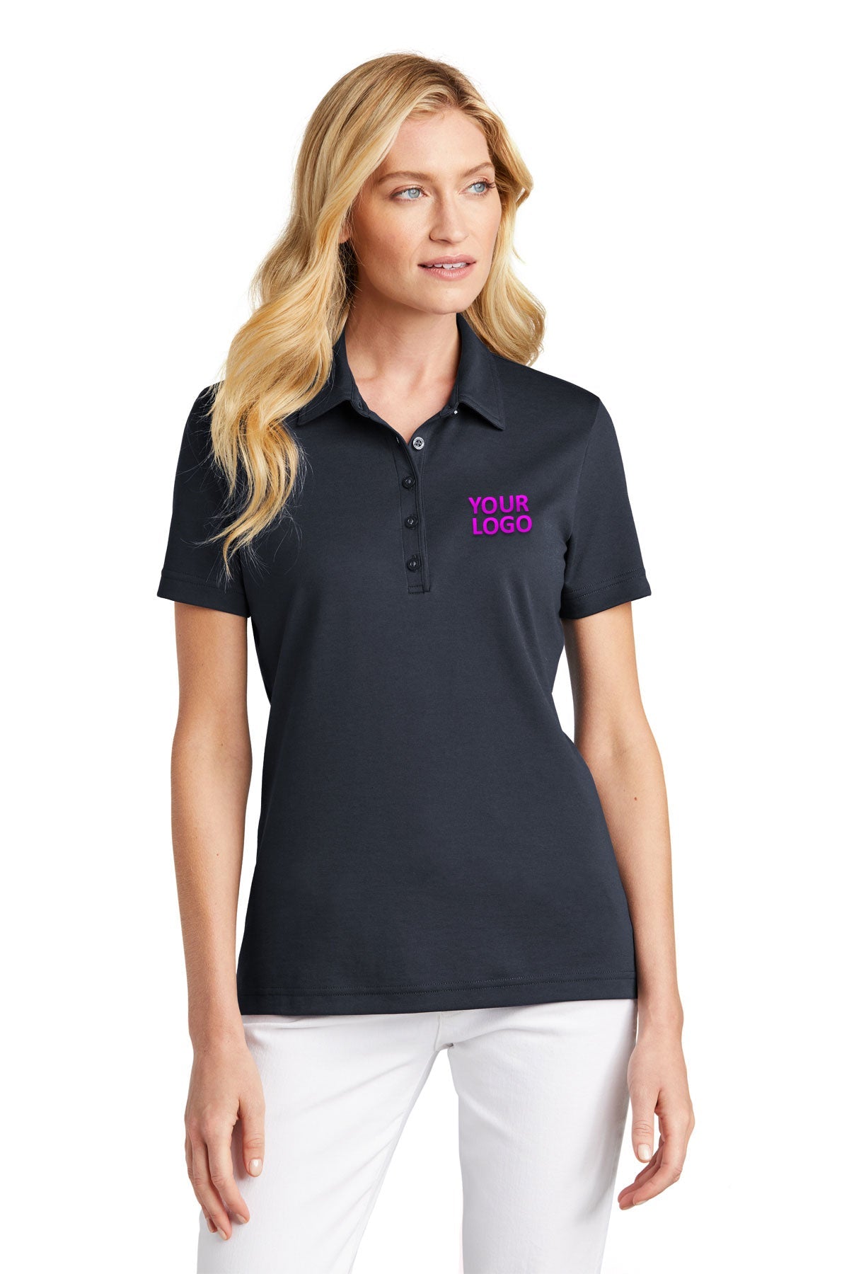 TravisMathew Blue Nights Polos custom embroidered polo shirts