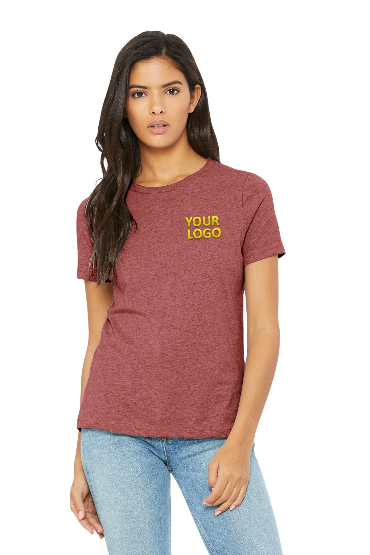 Bella Canvas Womens Relaxed T-Shirt, Mauve [NARENCO]