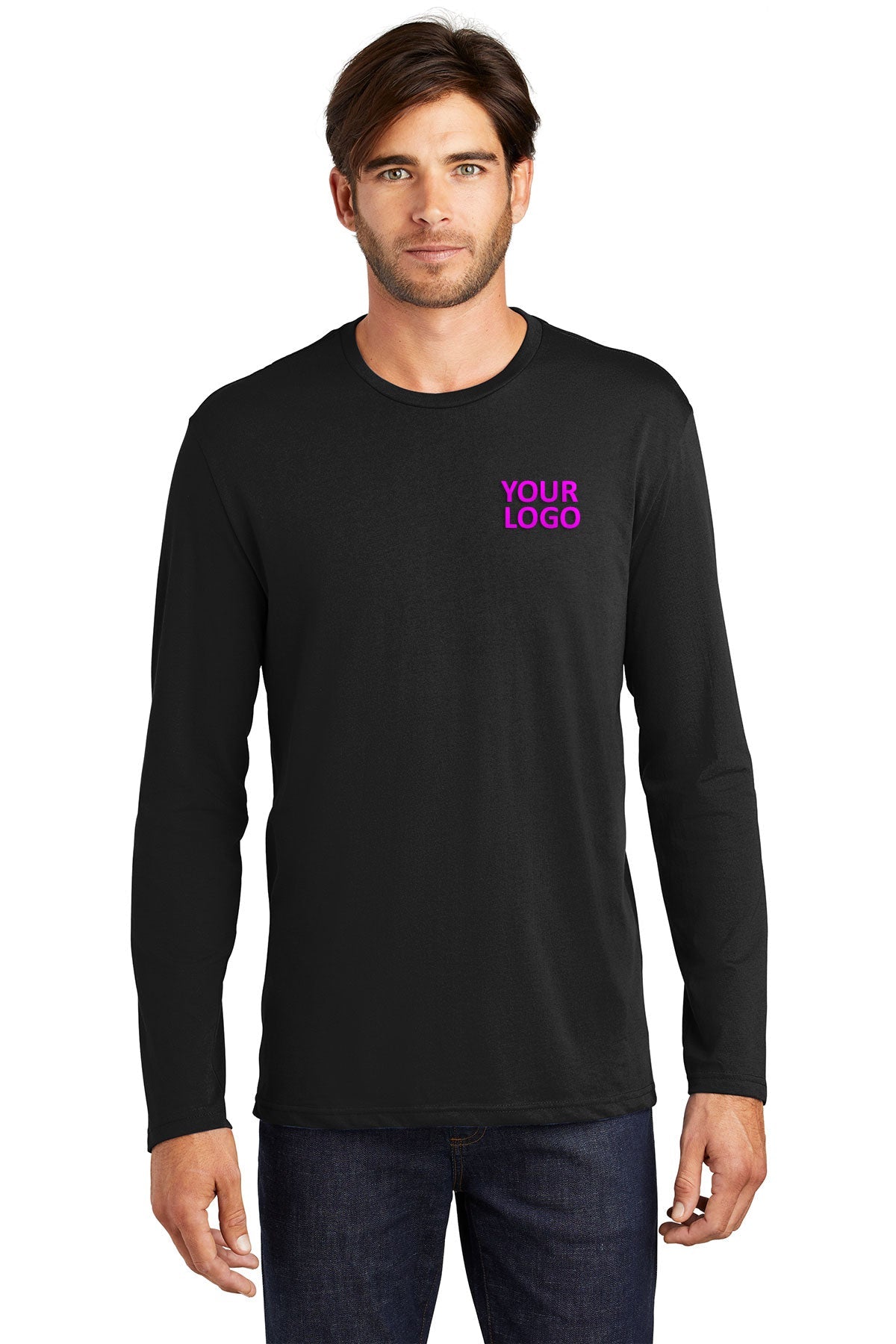 District Made Mens Perfect Weight Long Sleeve Tee