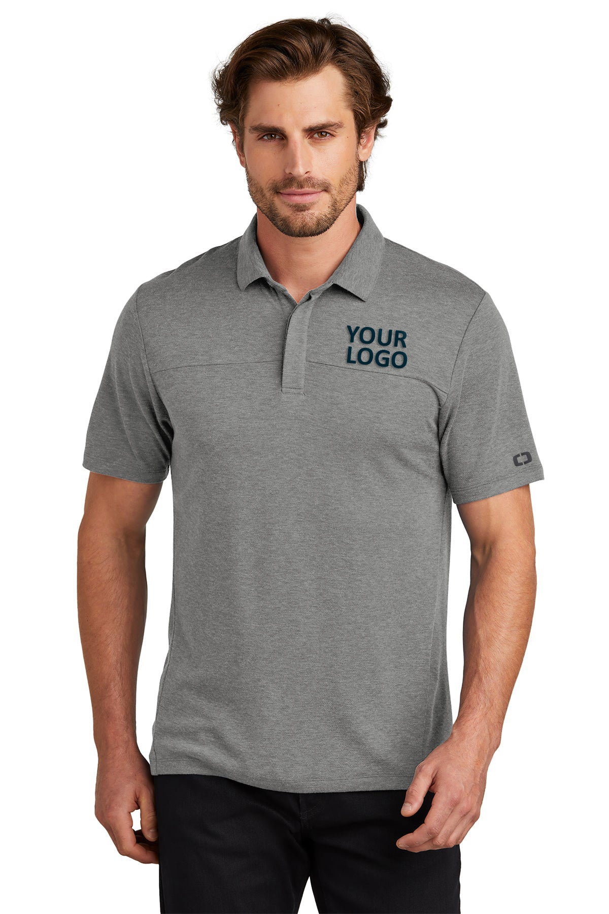 OGIO Command Custom Polos, Gear Grey
