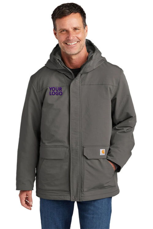 Carhartt Super Dux Branded Soft Shell Jackets, Black [Fire Solutions]