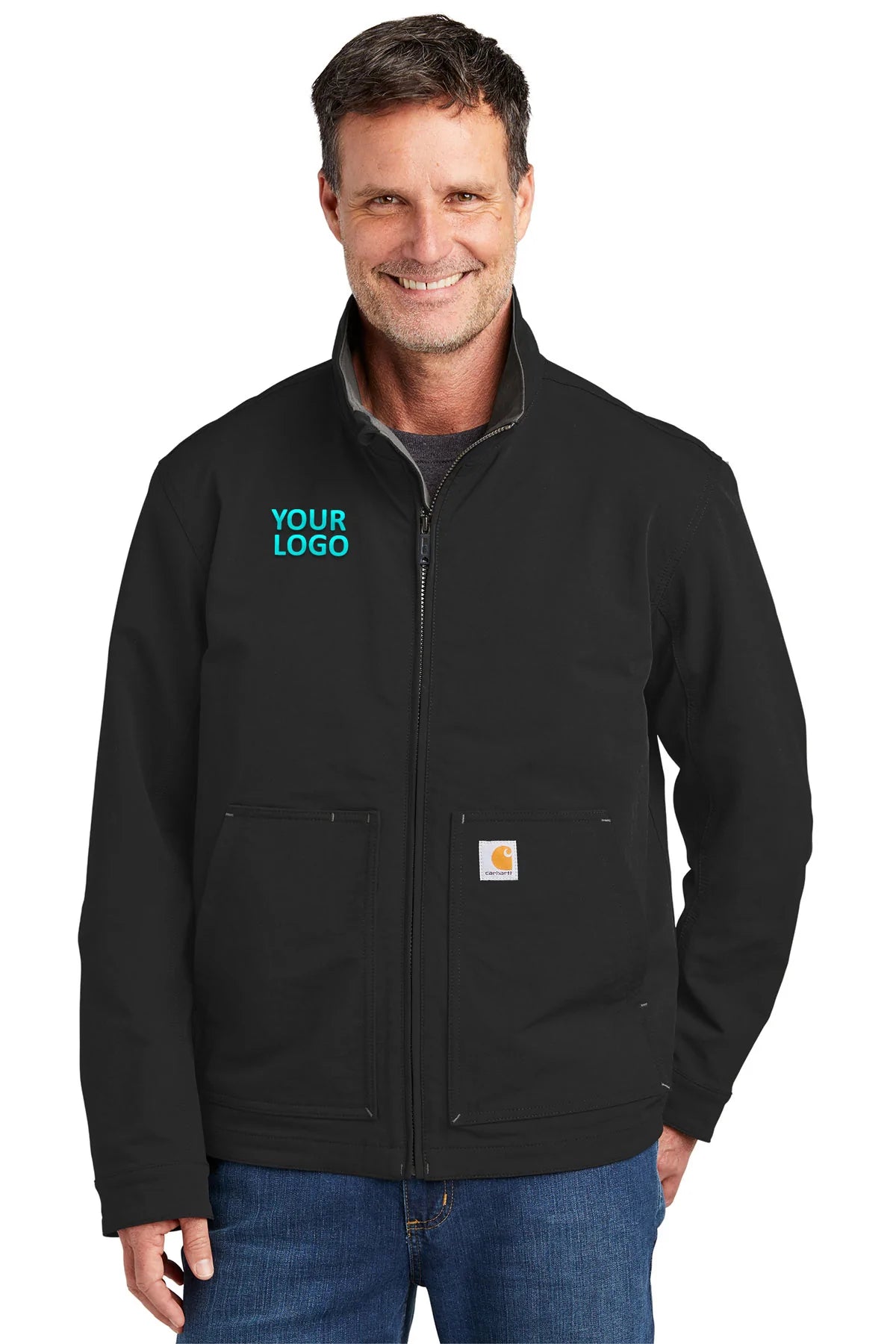 Carhartt Black CT105534 company logo jackets
