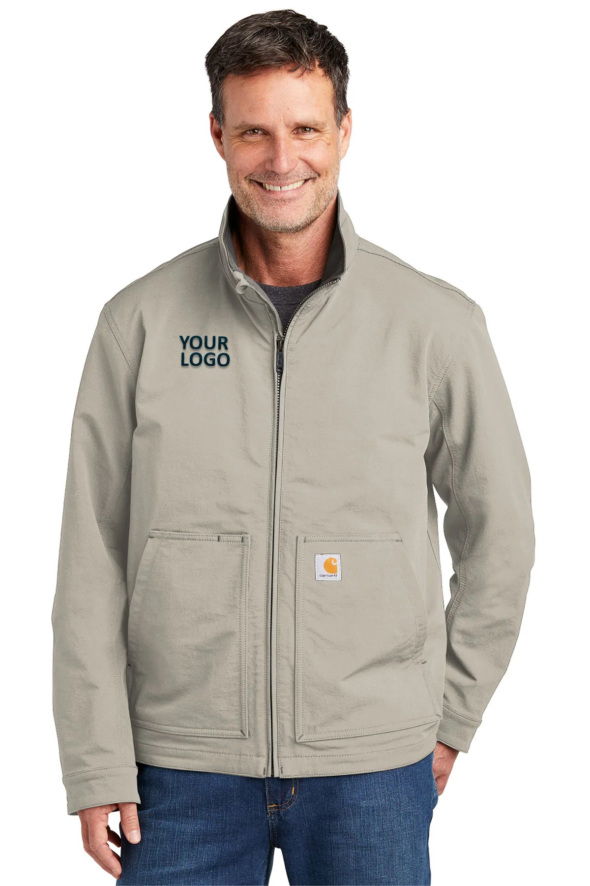 Carhartt Greige CT105534 custom logo jackets