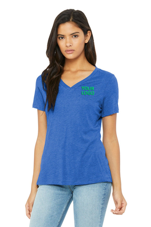 Bella Canvas Unisex Triblend V-Neck, Oatmeal