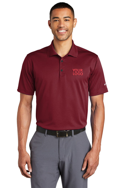 Nike Ladies Tech Basic Dri-FIT Custom Polos, Team Red