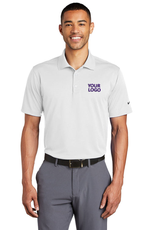 Nike Ladies Tech Basic Dri-FIT Custom Polos, White