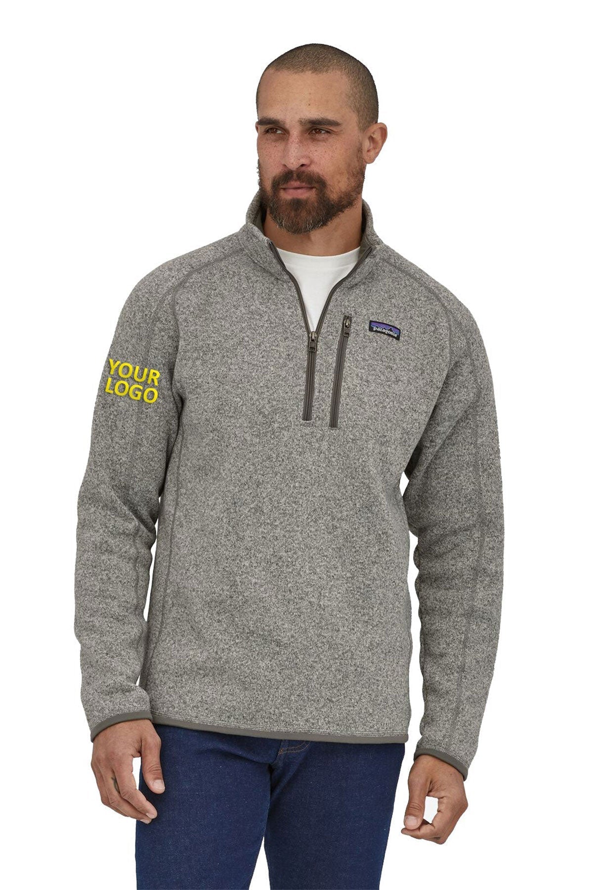 Patagonia Mens Better Sweater Custom Quarter Zips, Stonewash [NARENCO]