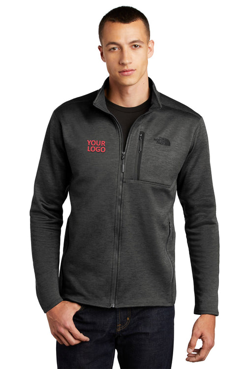 North Face Ladies Skyline Full-Zip Fleece Jacket Dark Grey Heather