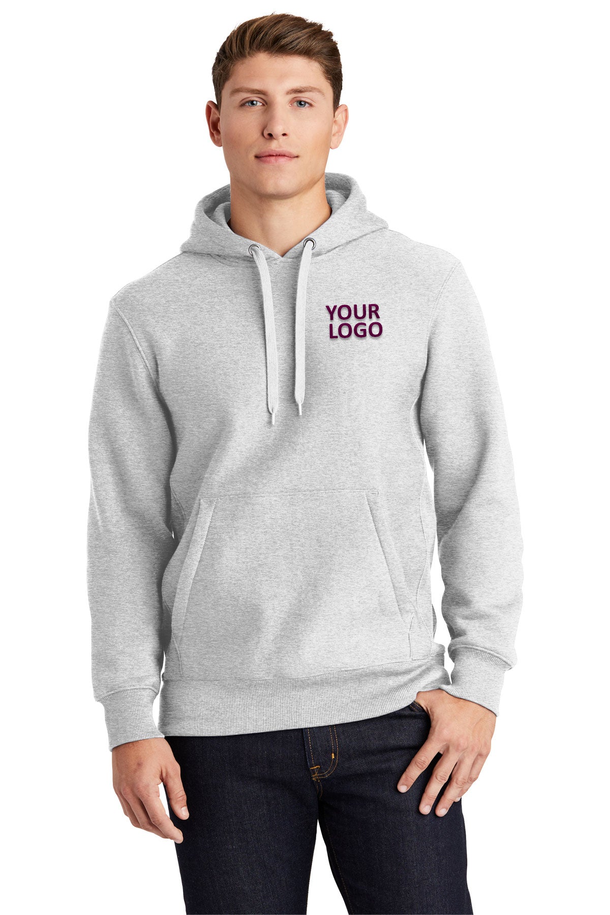 Sport-Tek Athletic Heather F281 custom printed sweatshirts