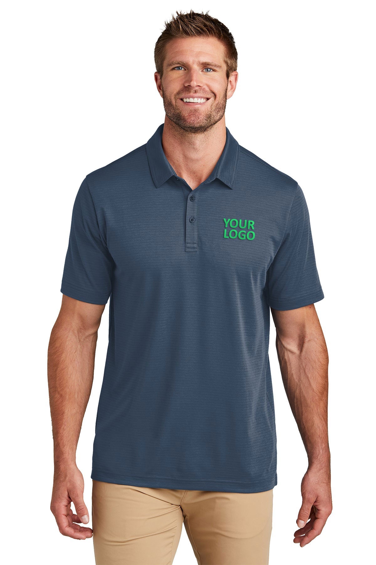 TravisMathew TM1MY399 Insignia Blue custom embroidered sweatshirts