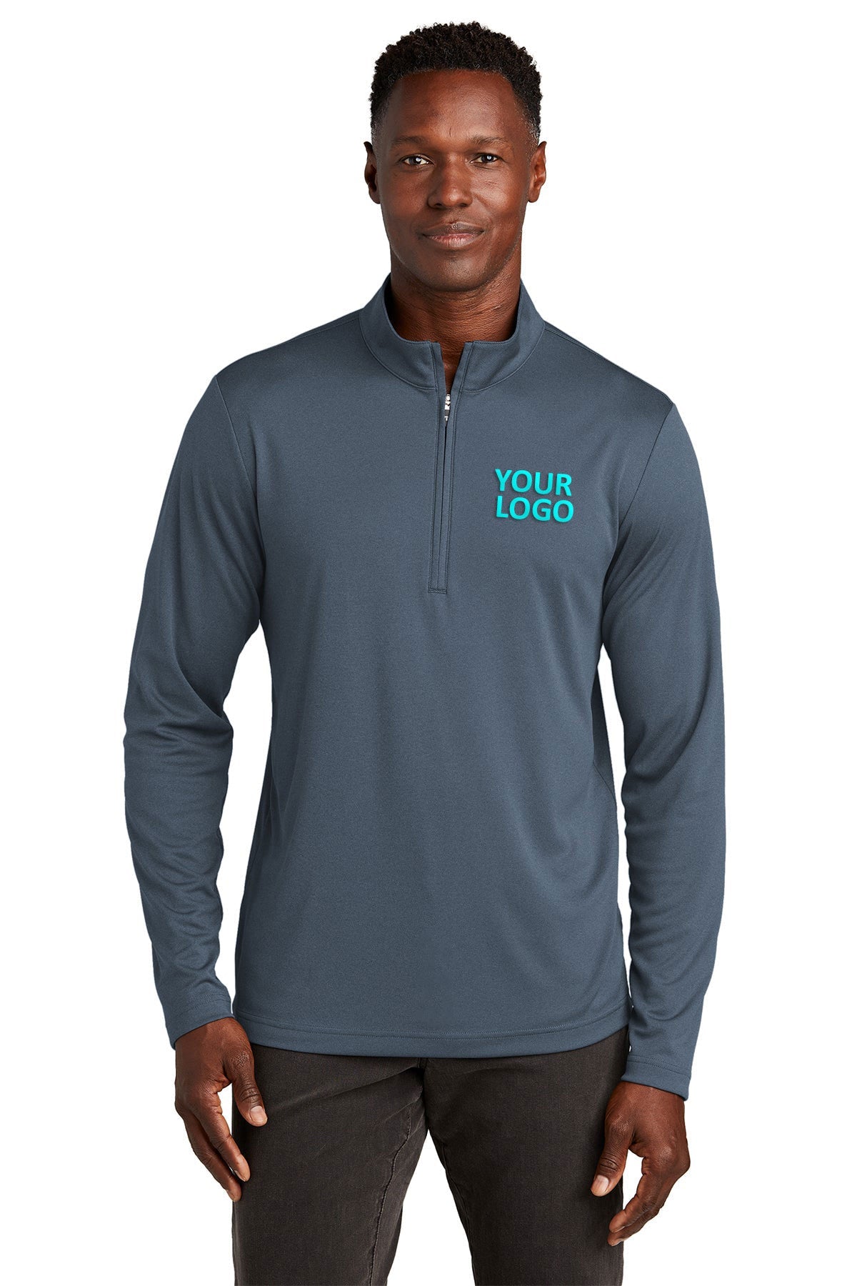 TravisMathew Coto Performance Quarter-Zip, Vintage Indigo