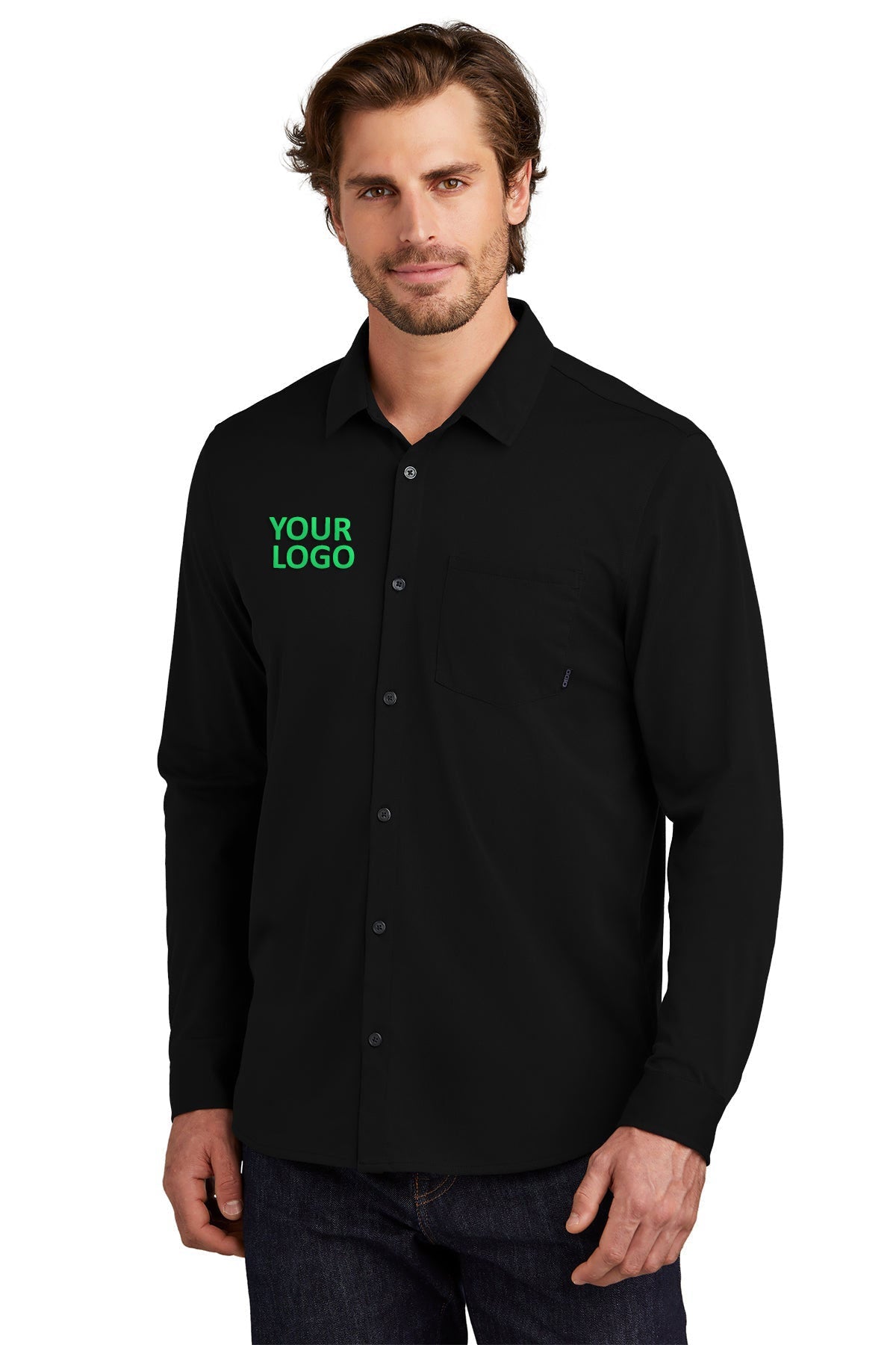 OGIO Extend Customzied Button Downs, Blacktop [Arkansas REALTORS Association]