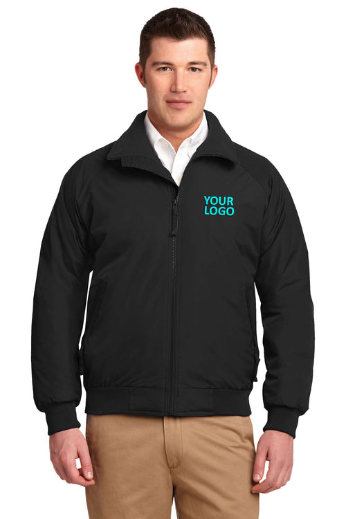 Port Authority Challenger Customized Jackets, True Black/ Grey Heather