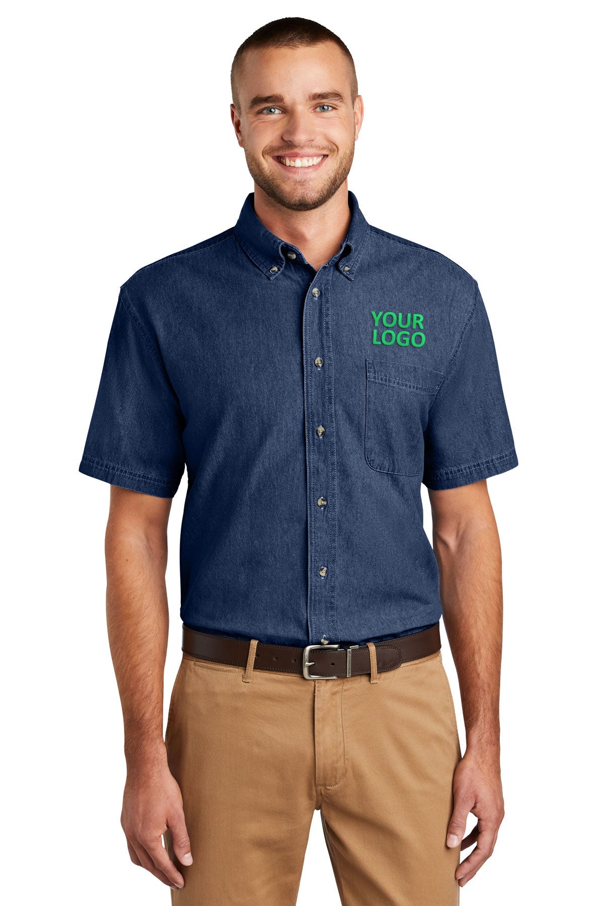 Port & Company Ink Blue* SP11 custom corporate clothing