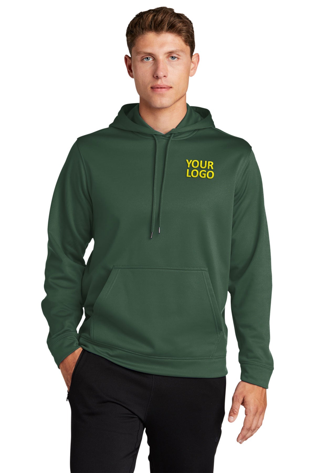 Sport-Tek Forest Green F244 custom logo sweatshirts