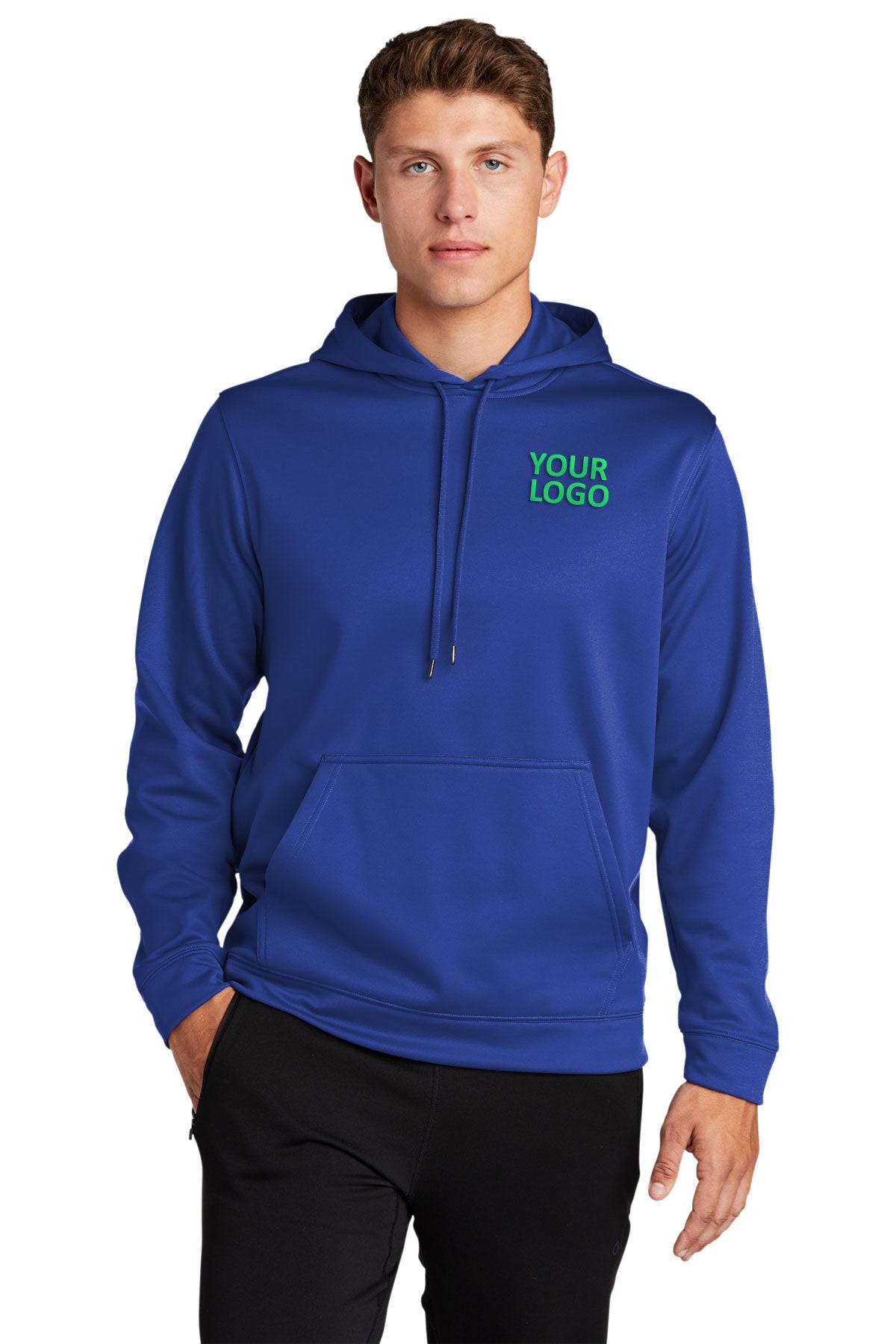 Sport-Tek True Royal F244 custom logo sweatshirts