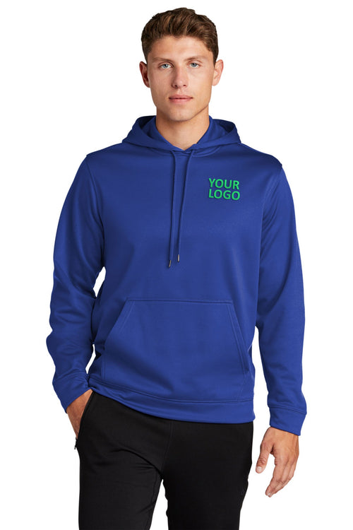 Sport-Tek Sport-Wick Fleece Branded Full-Zip Jackets, True Royal