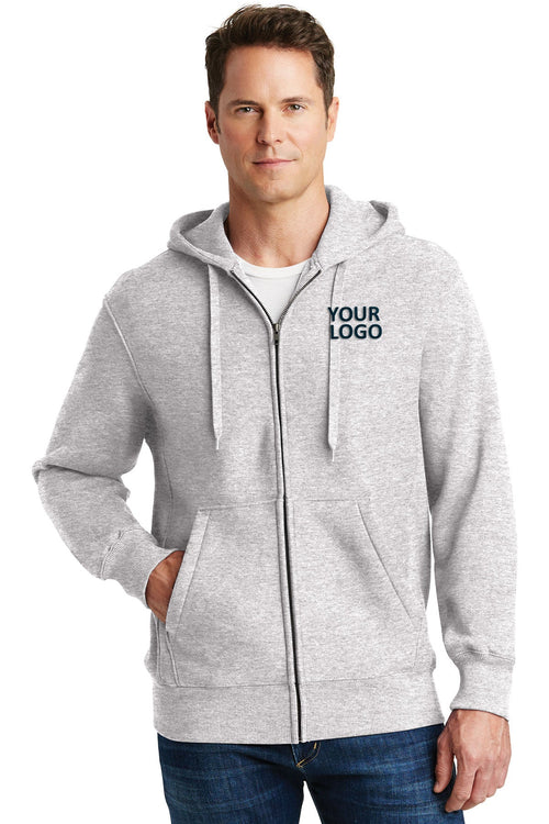 Sport-Tek Super Heavyweight Pullover Branded Hooded Sweatshirts, Athletic Heather