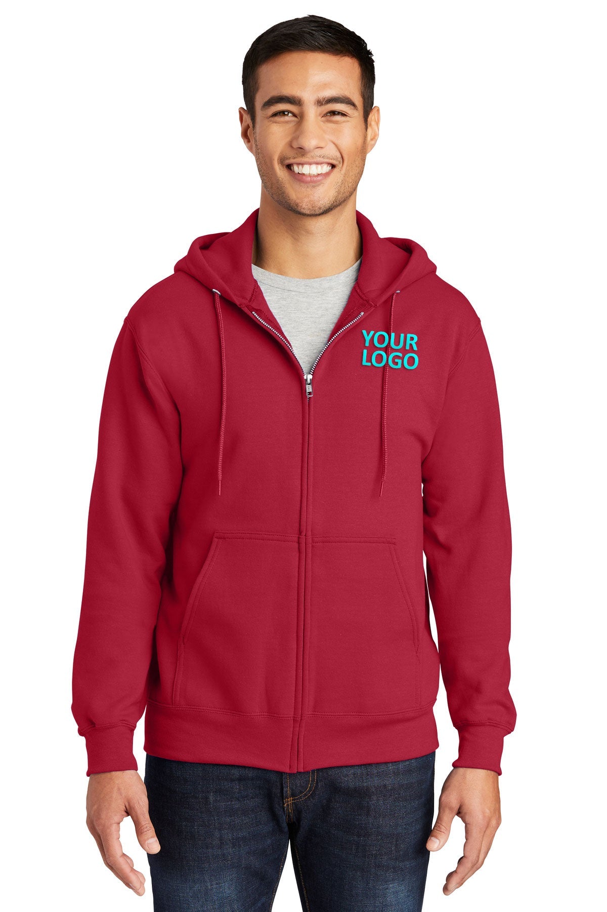 port & company_pc90zh _red_company_logo_sweatshirts