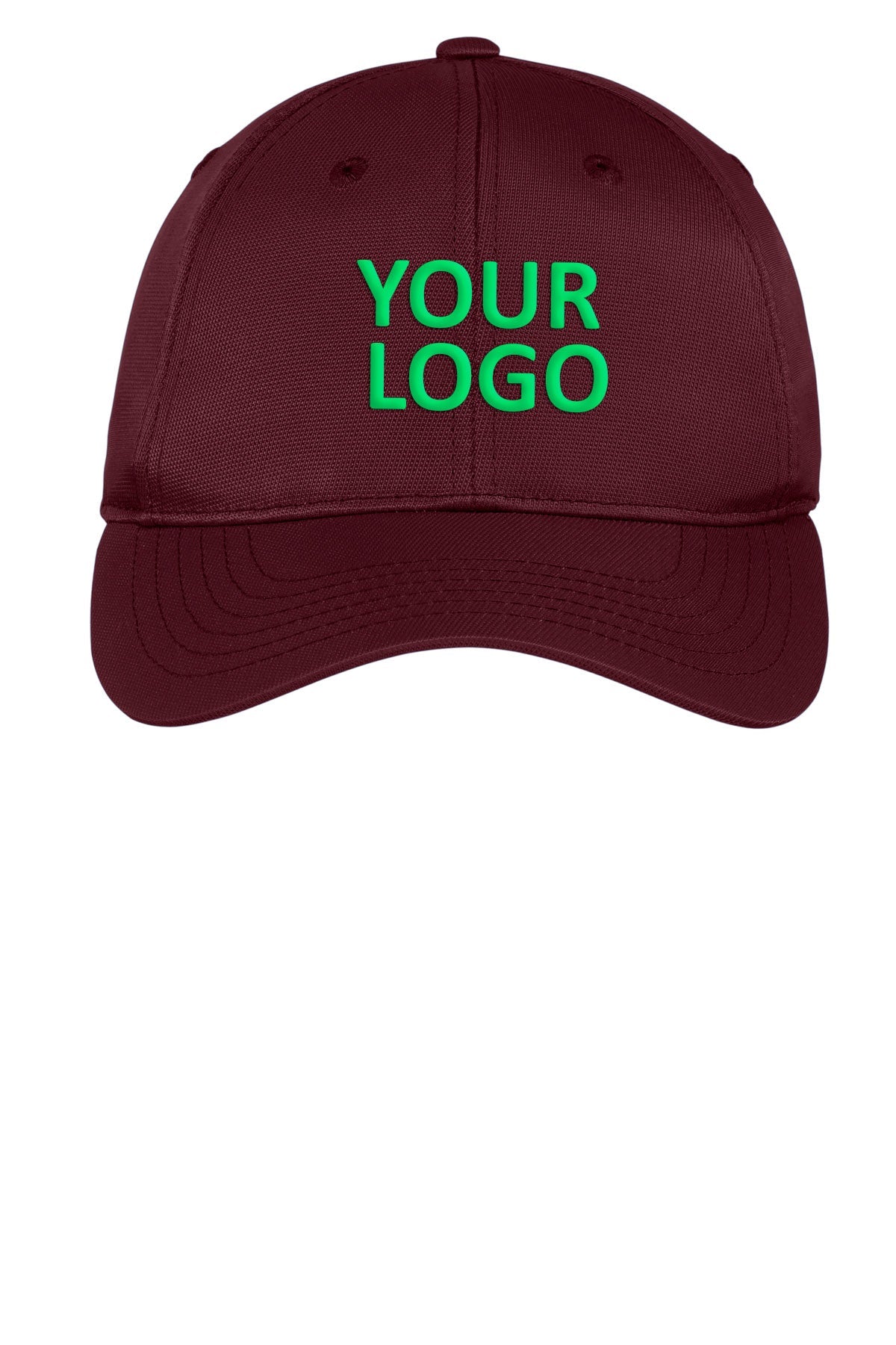 Sport-Tek Dry Zone Customized Nylon Caps, Maroon