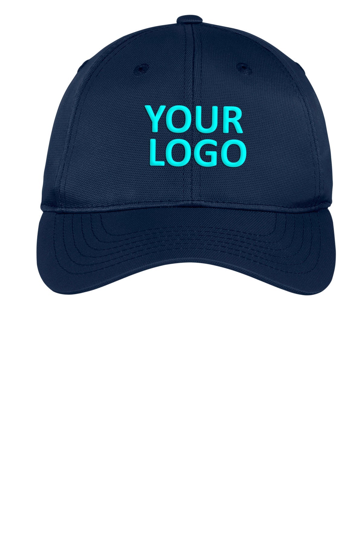 Sport-Tek Dry Zone Customized Nylon Caps, True Navy