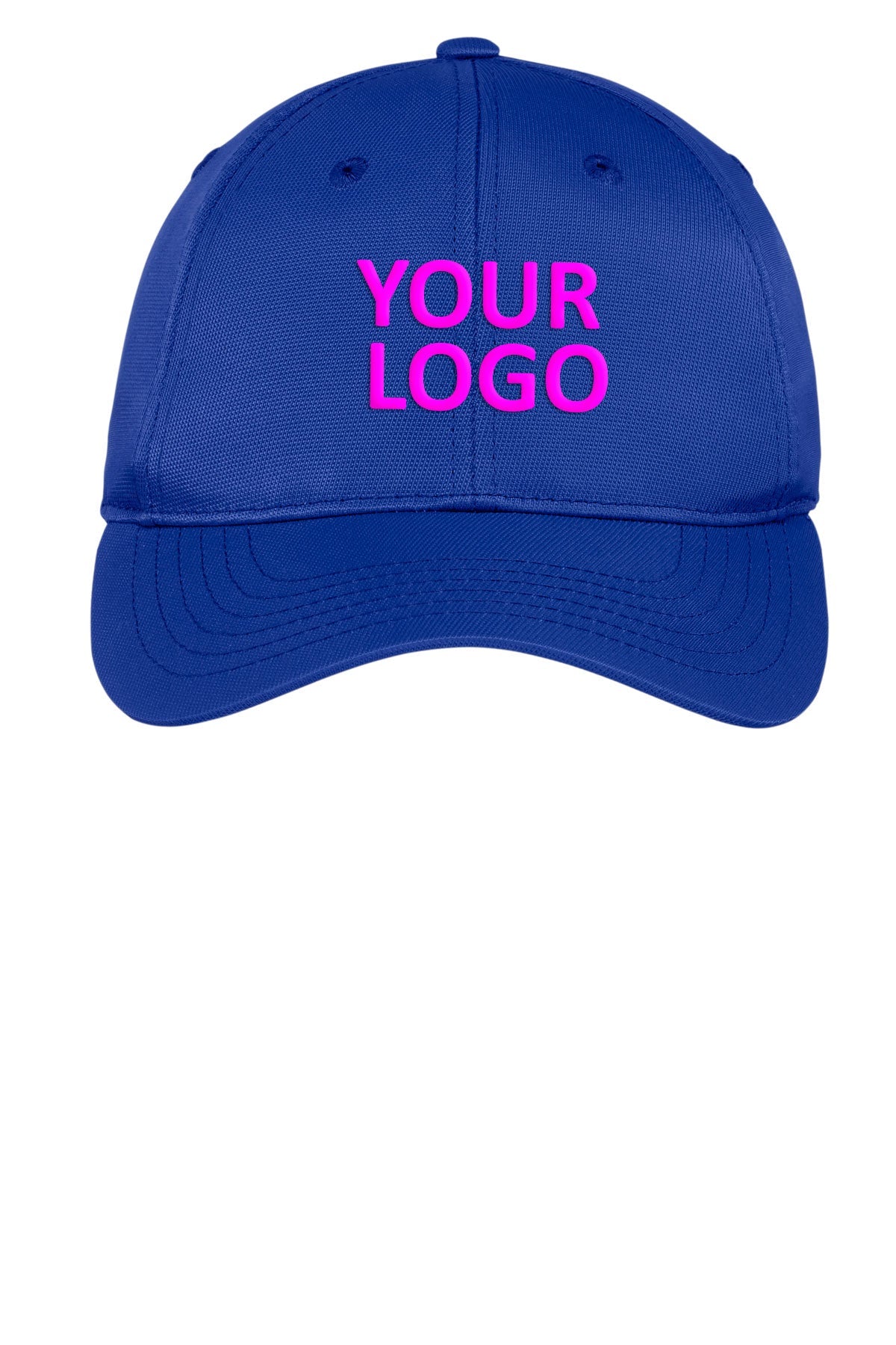Sport-Tek Dry Zone Customized Nylon Caps, True Royal