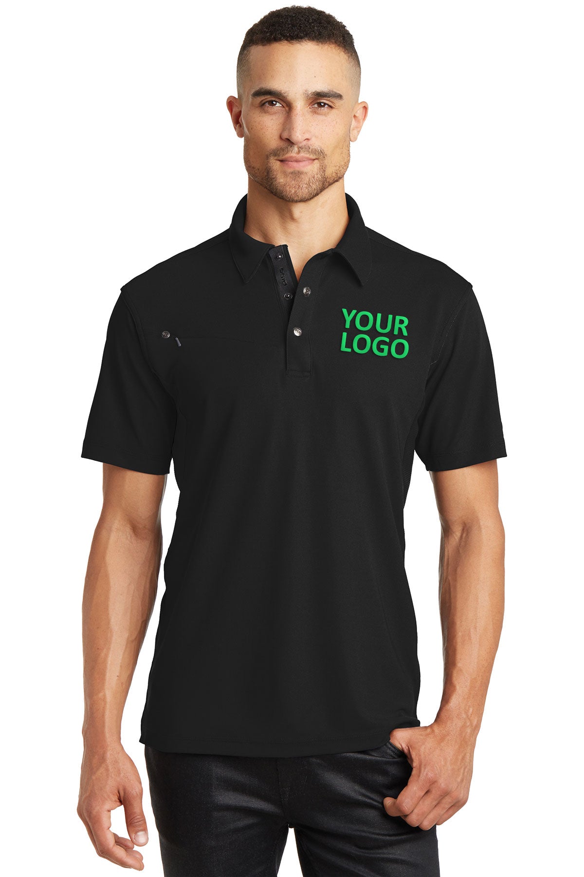 OGIO Customized Accelerator Polos, Blacktop