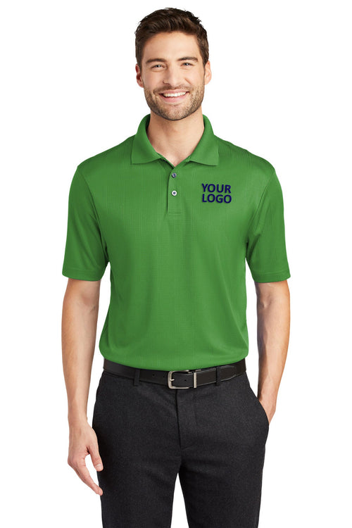 Port Authority Ladies Performance Customized Fine Jacquard Polos, Vine Green