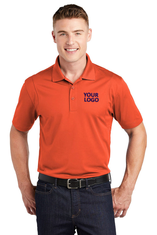 Sport-Tek Ladies Micropique Branded Sport-Wick Polos, Deep Orange
