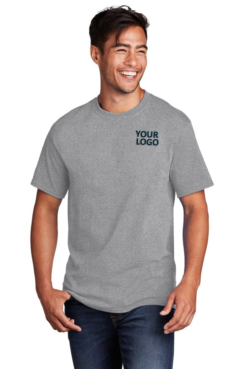 Port & Company Ladies Branded Core Cotton Tee's, Athletic Heather