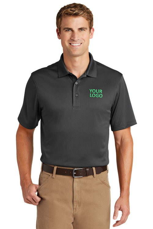 CornerStone Snag-Proof Long Sleeve Polo, Charcoal