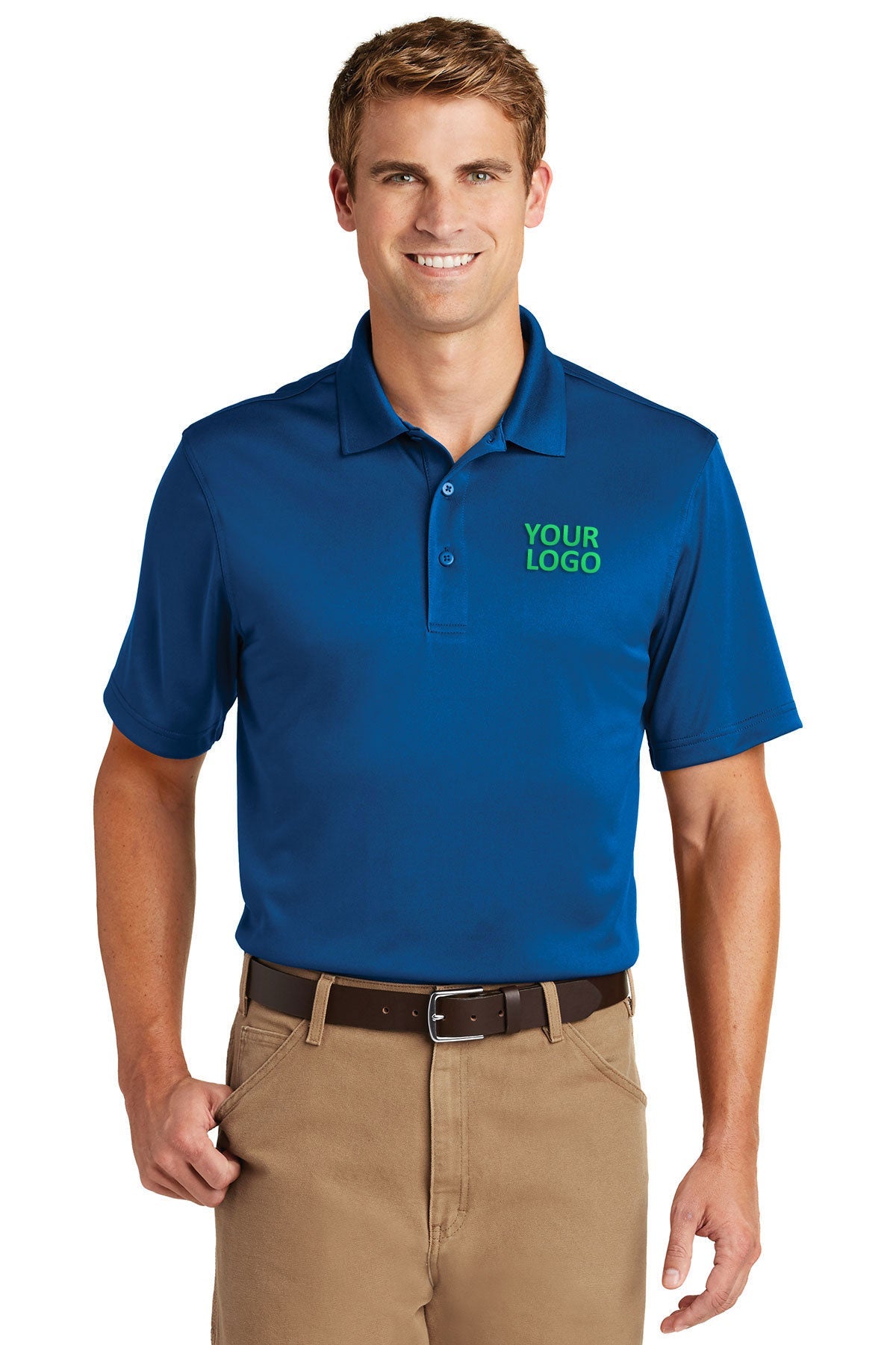 CornerStone Royal CS412 company polo shirts embroidered