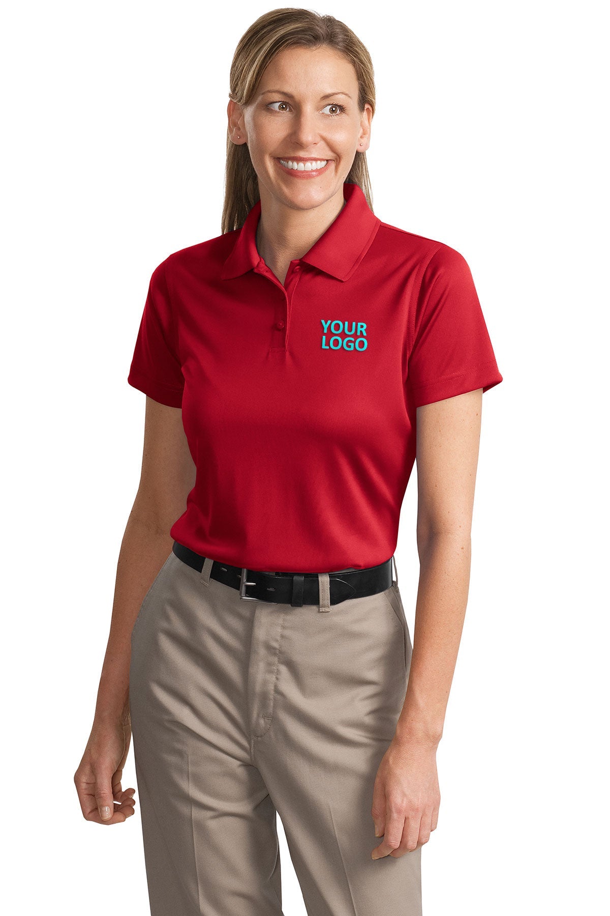 CornerStone Ladies Snag-Proof Polo, Red
