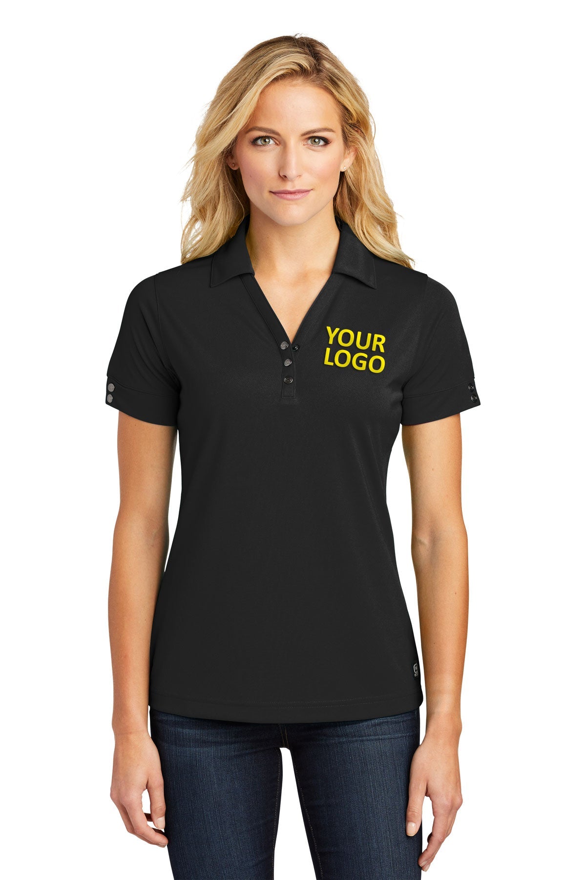 OGIO Blacktop LOG105 custom dry fit polo shirts