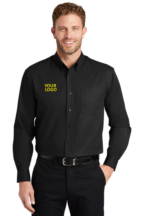 CornerStone Short Sleeve SuperPro Twill Shirt, Black