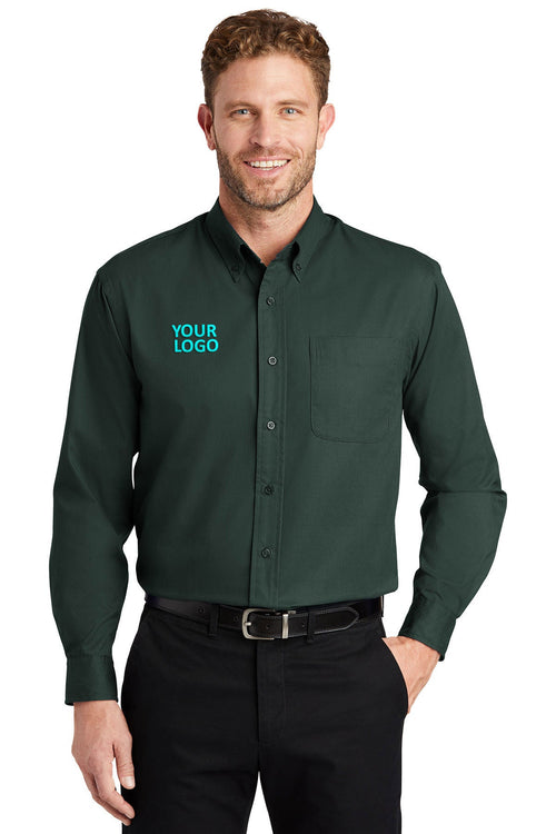 CornerStone Short Sleeve SuperPro Twill Shirt, Dark Green