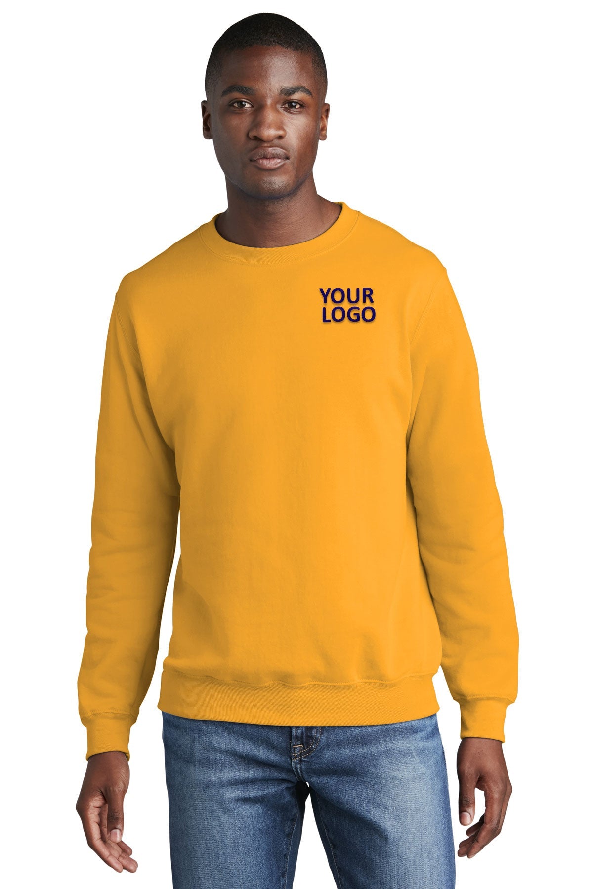 Port & Company Core Fleece Custom Sweatshirts, Gold