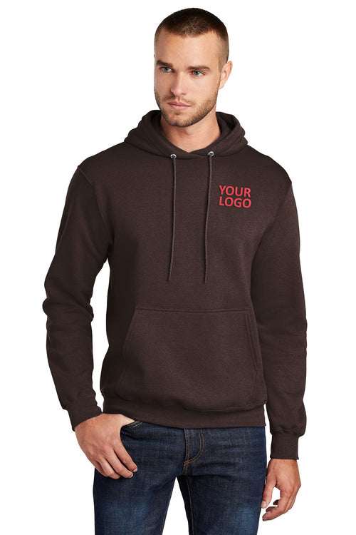 Port & Company Core Fleece Custom Sweatshirts, Dark Chocolate Brown