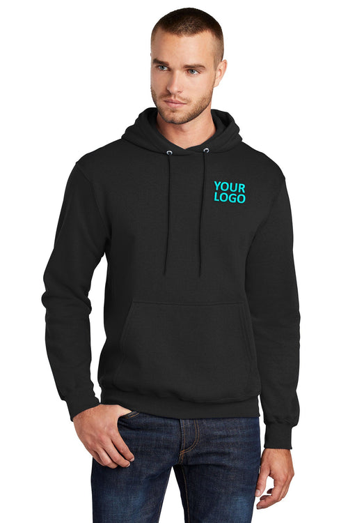 Port & Company Core Fleece Customized Sweatshirts, Jet Black