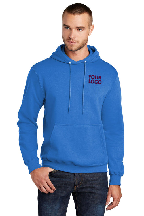 Port & Company Core Fleece Branded Sweatshirts, Royal