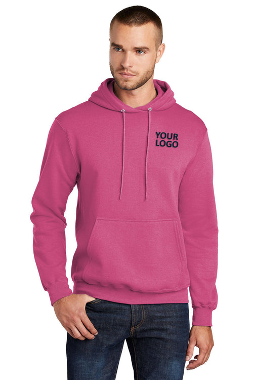 Port & Company Core Fleece Branded Sweatshirts, Sangria