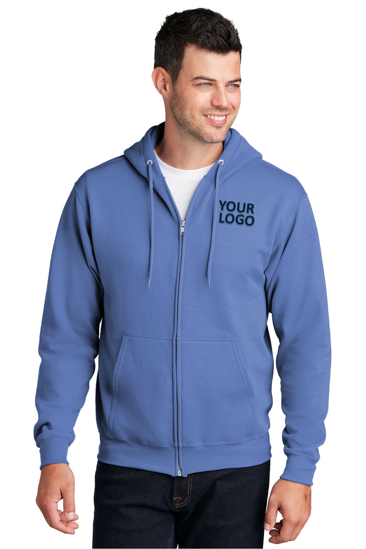 port & company carolina blue pc78zh custom work sweatshirts